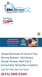 Mobile Screenshot of fastserviceelectric.com